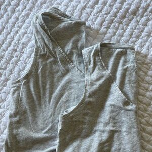 Old Navy Grey Cotton Tanks (Lot of 2)